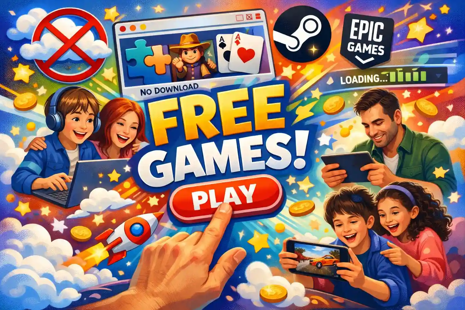The FREE Game Avalanche: Your Passport to 1000s of Worlds – No Downloads Needed!