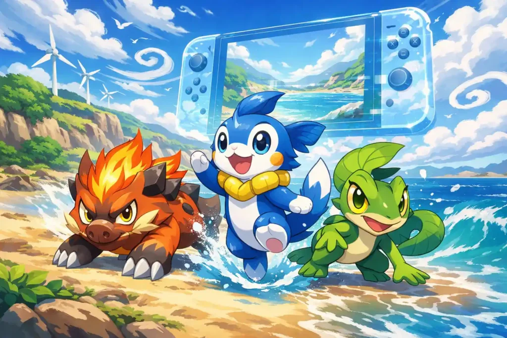 Pokemon winds and waves