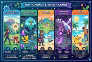 Best Pokémon Spin-Off Games Ranked