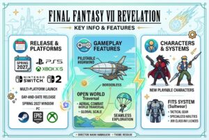 Final Fantasy VII Revelation: Release Date, Platforms, and Trailer Breakdown