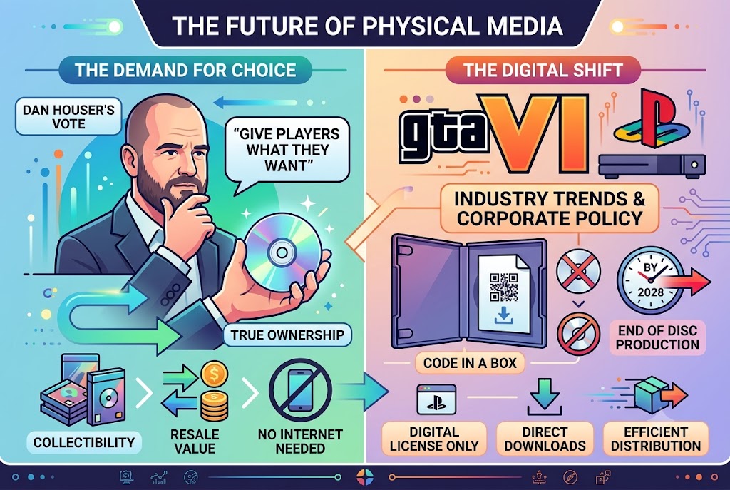 GTA 6 & The Death of Discs: Why Dan Houser’s Warning is Being Ignored