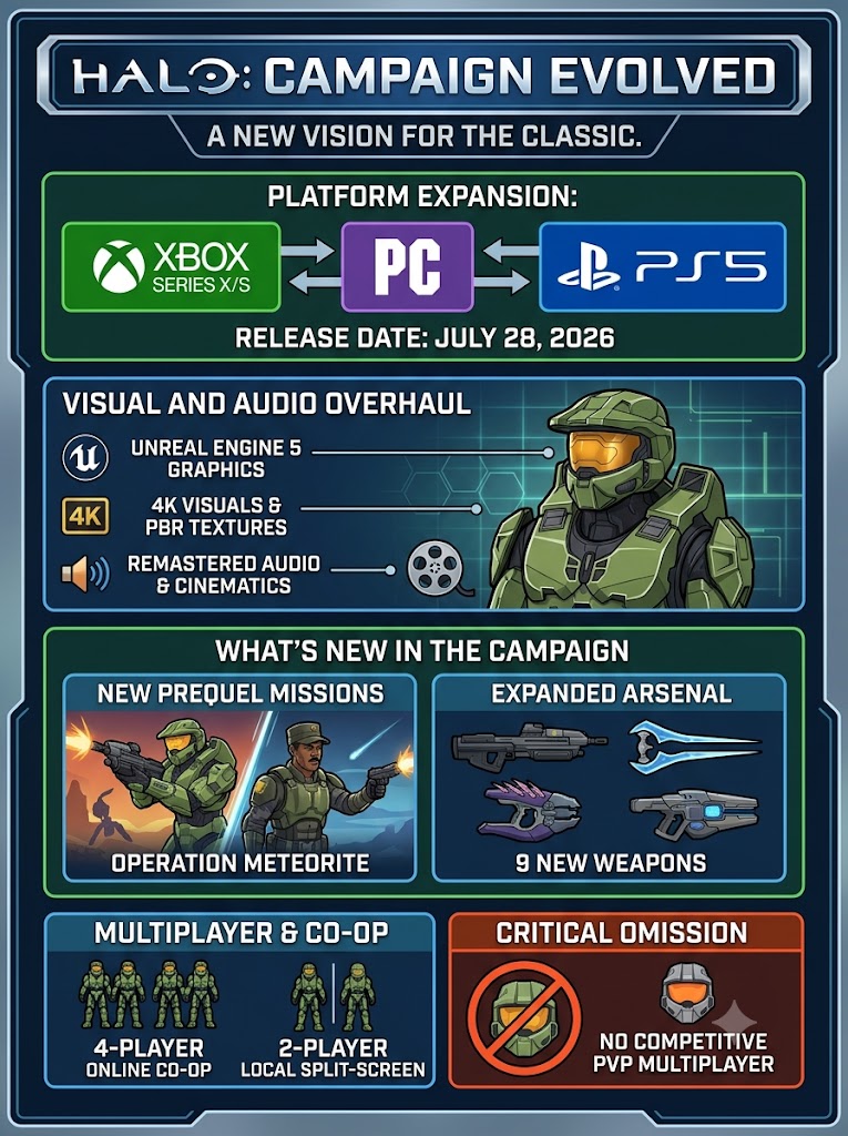 Halo: Campaign Evolved — Master Chief Arrives on PS5 (Release Date, Specs, & Review)