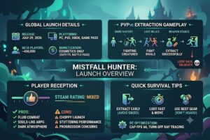 Mistfall Hunter Launch Review: A Dark Fantasy PvPvE Extraction Success