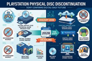 PlayStation Physical Disc Discontinuation: Sony Confirms Digital-Only Future