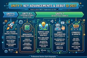 Unity 7 Engine Set for Q1 2027: CoreCLR, 90% Faster Builds, & No Upgrade Hell