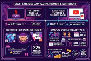 GTA 6 'Extended Look' Trailer to Premiere on Netflix Before YouTube