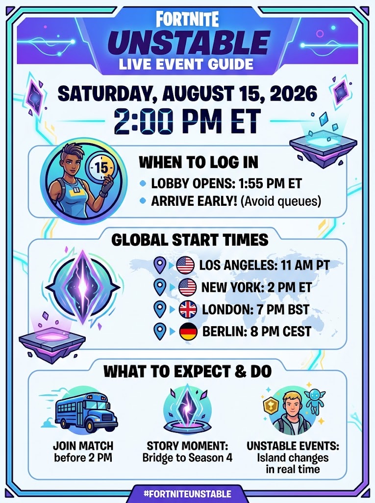 when is the fortnite live event