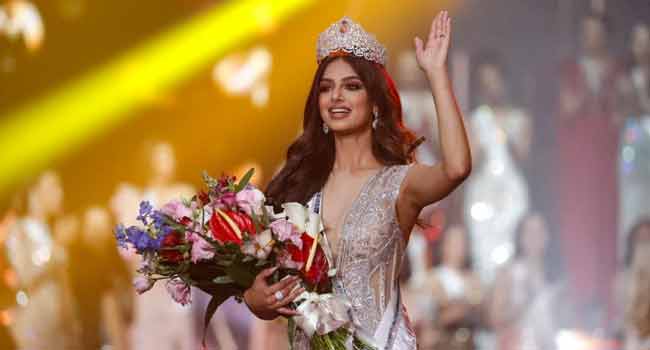 Miss India Harnaaz Sandhu crowned Miss Universe 2021