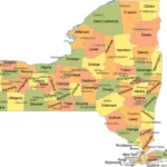 map of new york
