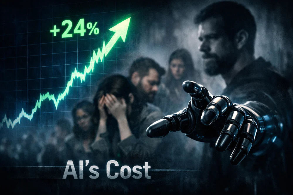 AI’s Bloodbath: Block Slashes Half its Workforce, Shares Soar 24% as CEO Warns “Your Turn is Next”