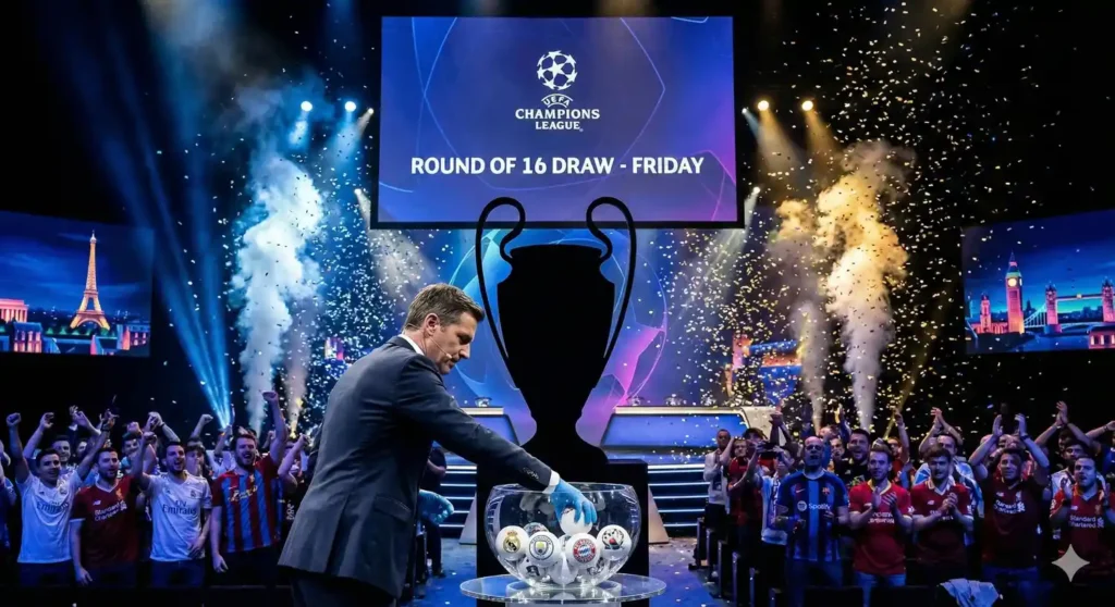 champions league 16 draw