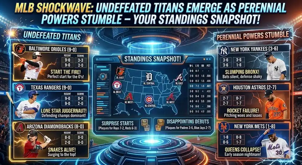mlb standings