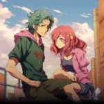 Cherry and Joe Go Back to School in SK8 the Infinity Anime OVA Visual