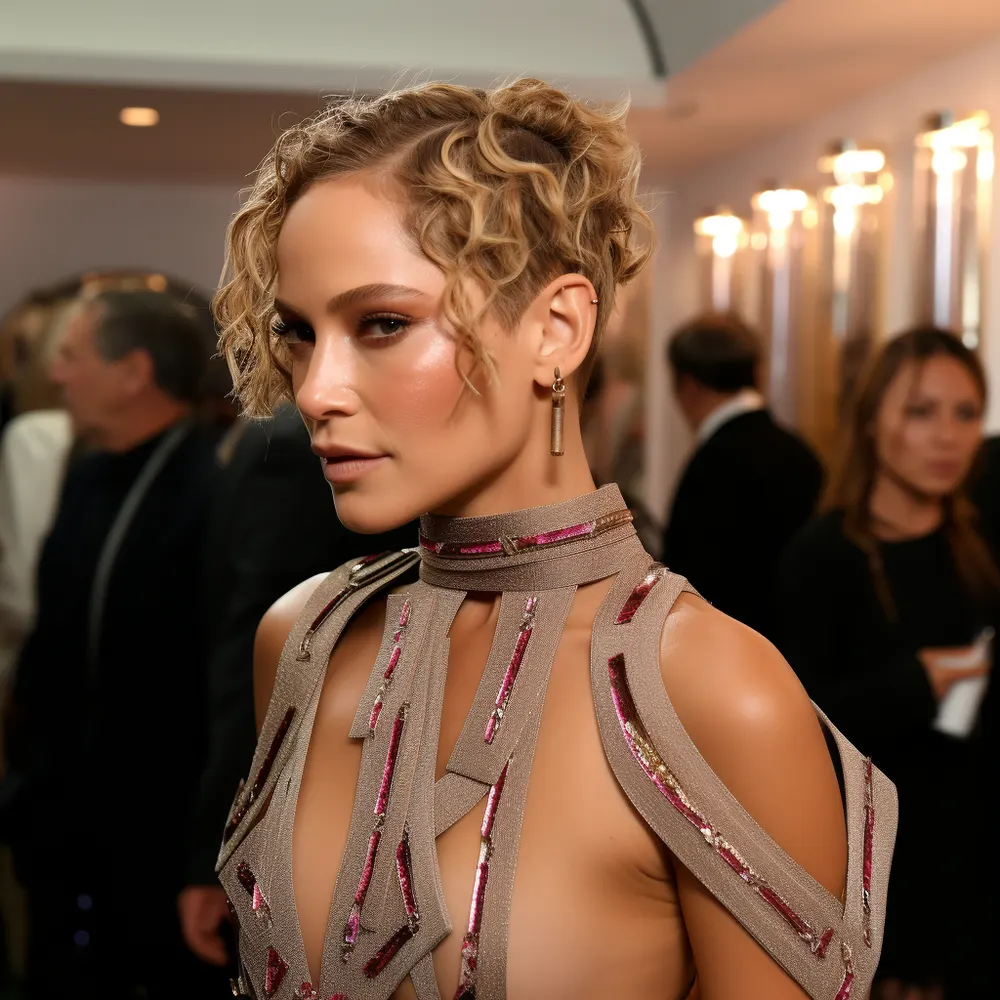Jennifer Lopez chop off her long hair for the Schiaparelli show