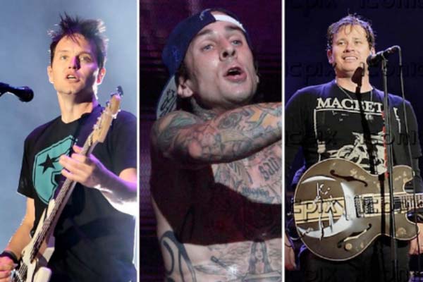 Blink-182 Is Back ! Tom DeLonge, Travis Barker and Mark Hoppus
