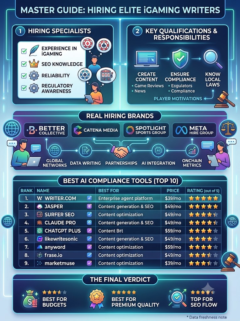 The 10 Best AI Tools for iGaming Content Compliance