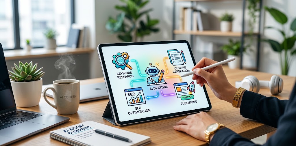 The AI Agent Blueprint: Automating SEO Content
