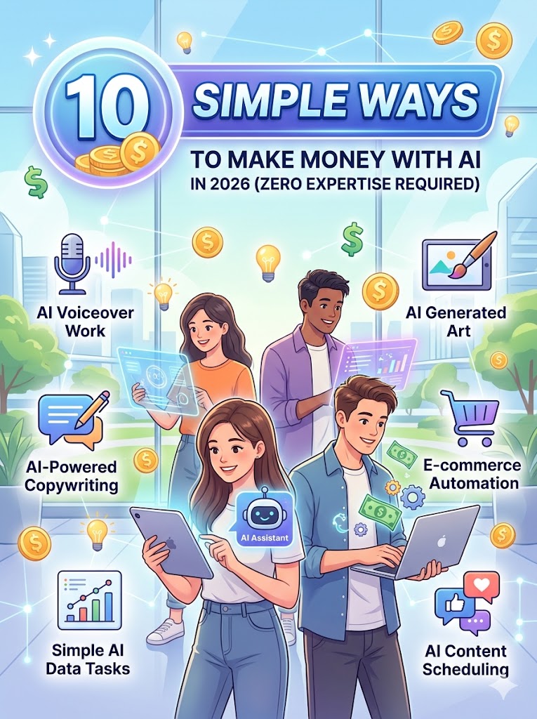 10 Simple Ways to Make Money with AI