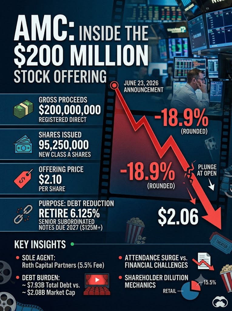amc stock offering 200 million