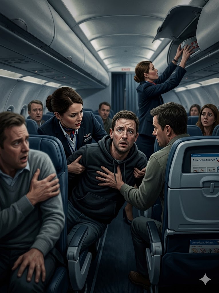 american airlines passenger bites