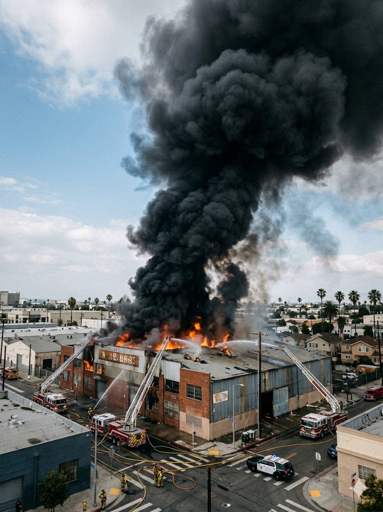 boyle heights warehouse fire