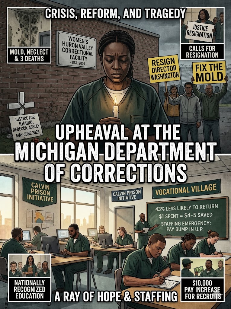 Crisis, Reform, and Tragedy: Inside the 2026 Upheaval at the Michigan Department of Corrections