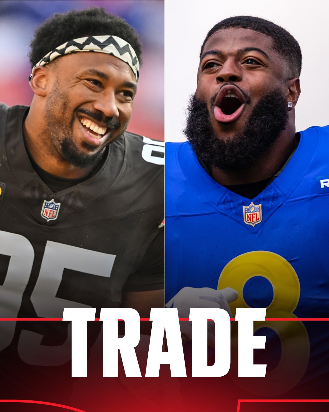 Los Angeles Rams Acquire Myles Garrett in Blockbuster Trade with Browns