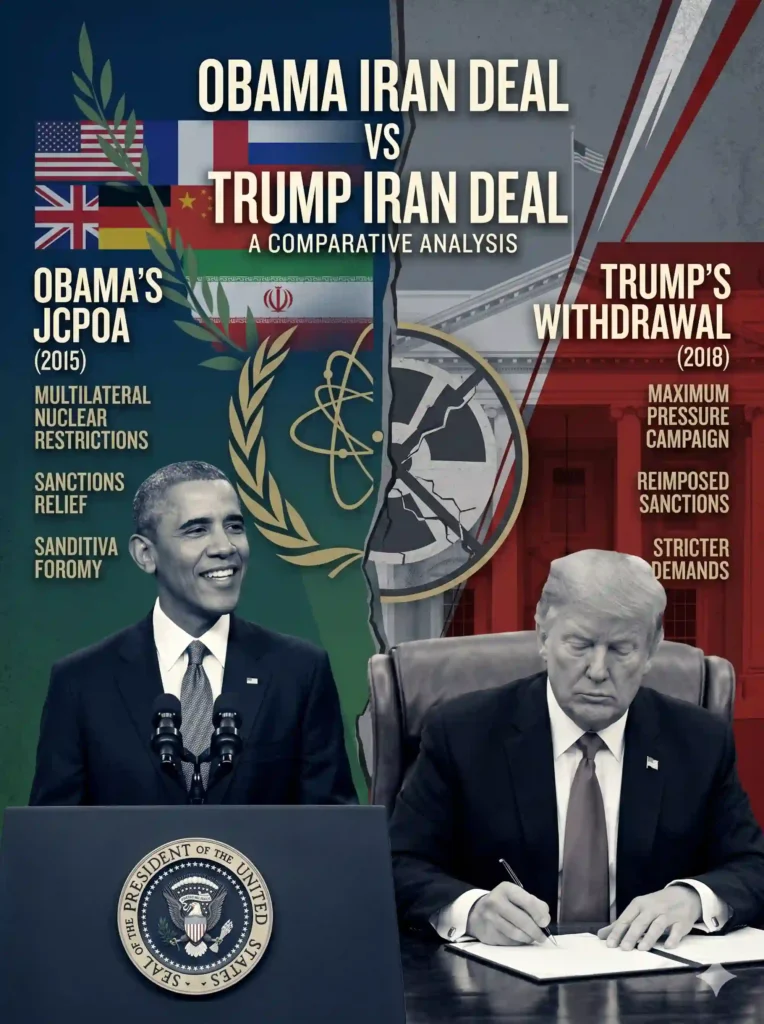 obama iran deal vs trump iran deal