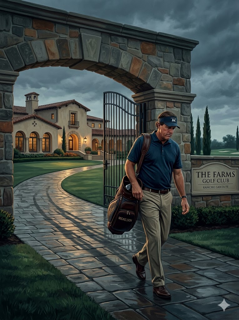 phil mickelson country club resignation