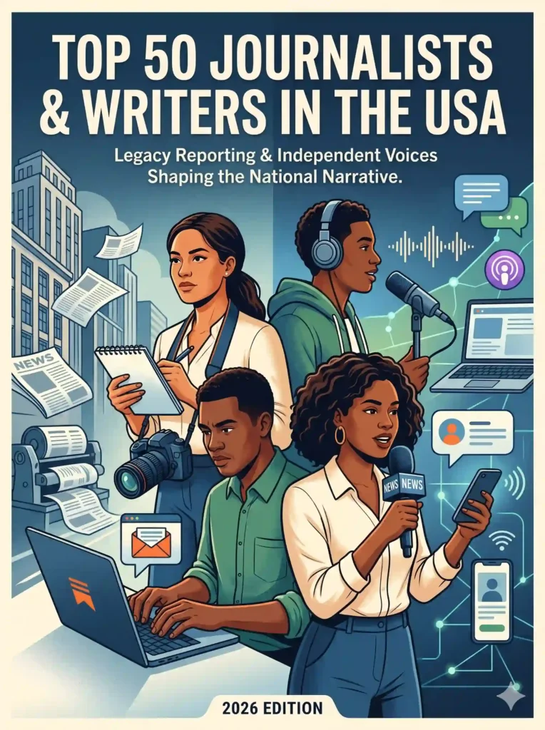Top 50 US Journalists & Writers: Legacy Investigators to Substack Stars