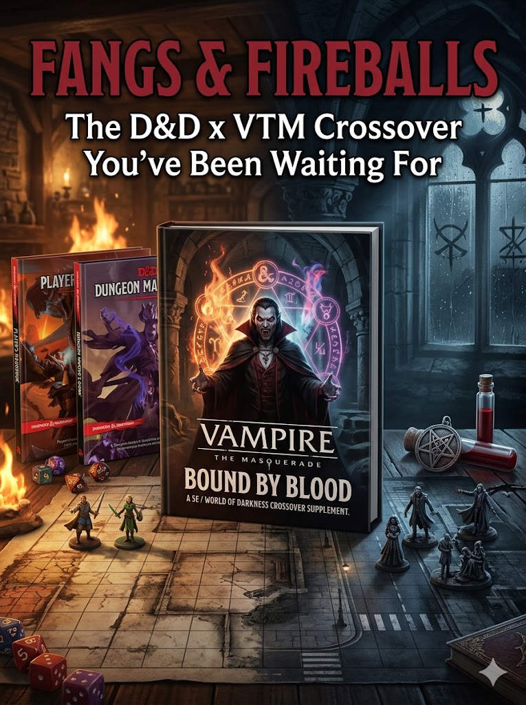 Fangs & Fireballs: Why the D&D and ‘Vampire: The Masquerade’ Crossover Actually Makes Sense