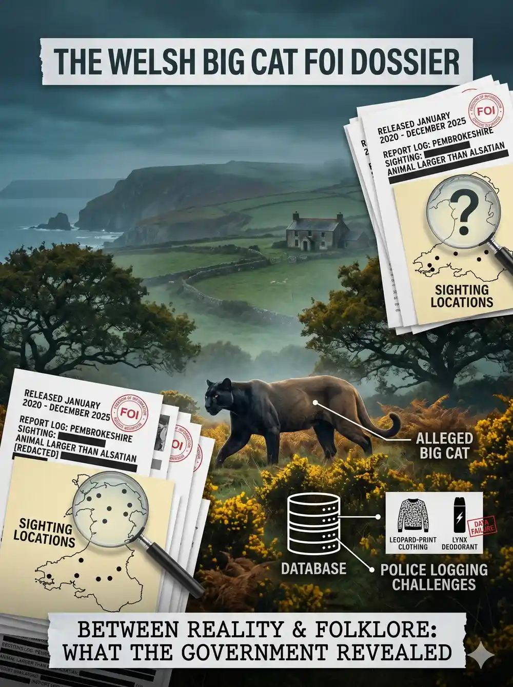 wales big cat reports foi