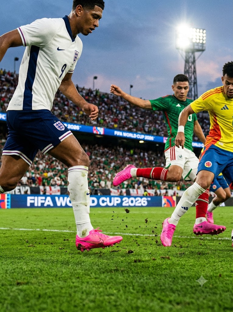 why are some of the players wearing pink cleats at the world cup?