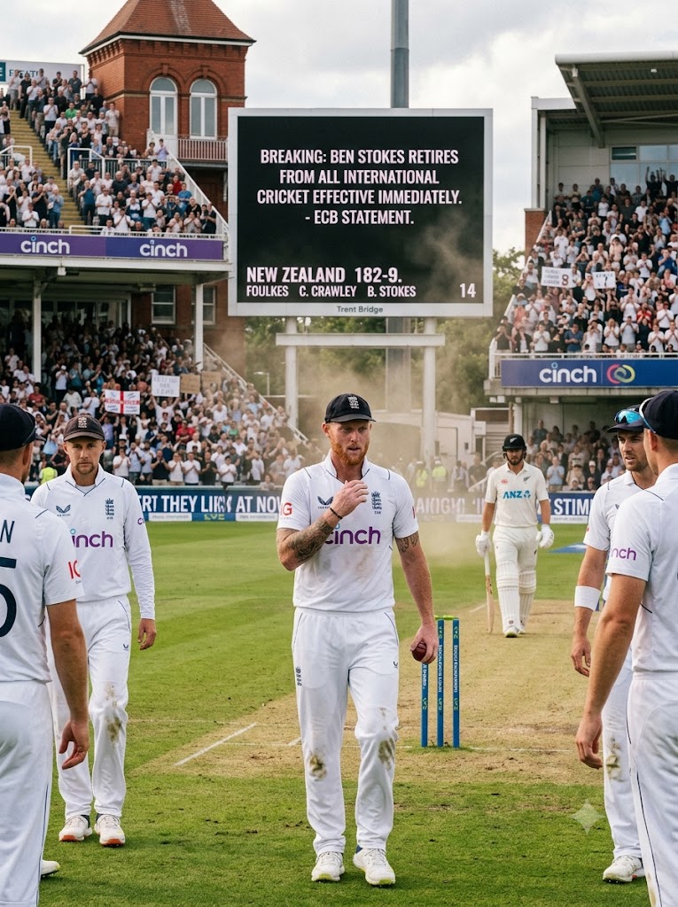 why is ben stokes retiring