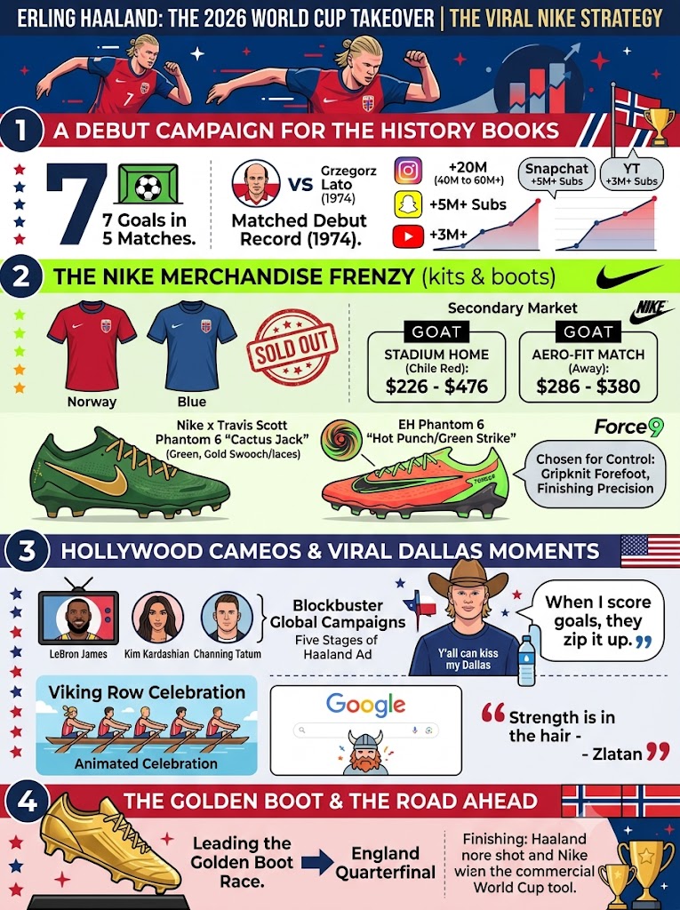 Erling Haaland’s 2026 World Cup Takeover: The Viral Nike Strategy