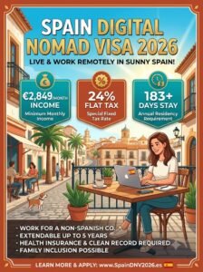 Spain Digital Nomad Visa 2026