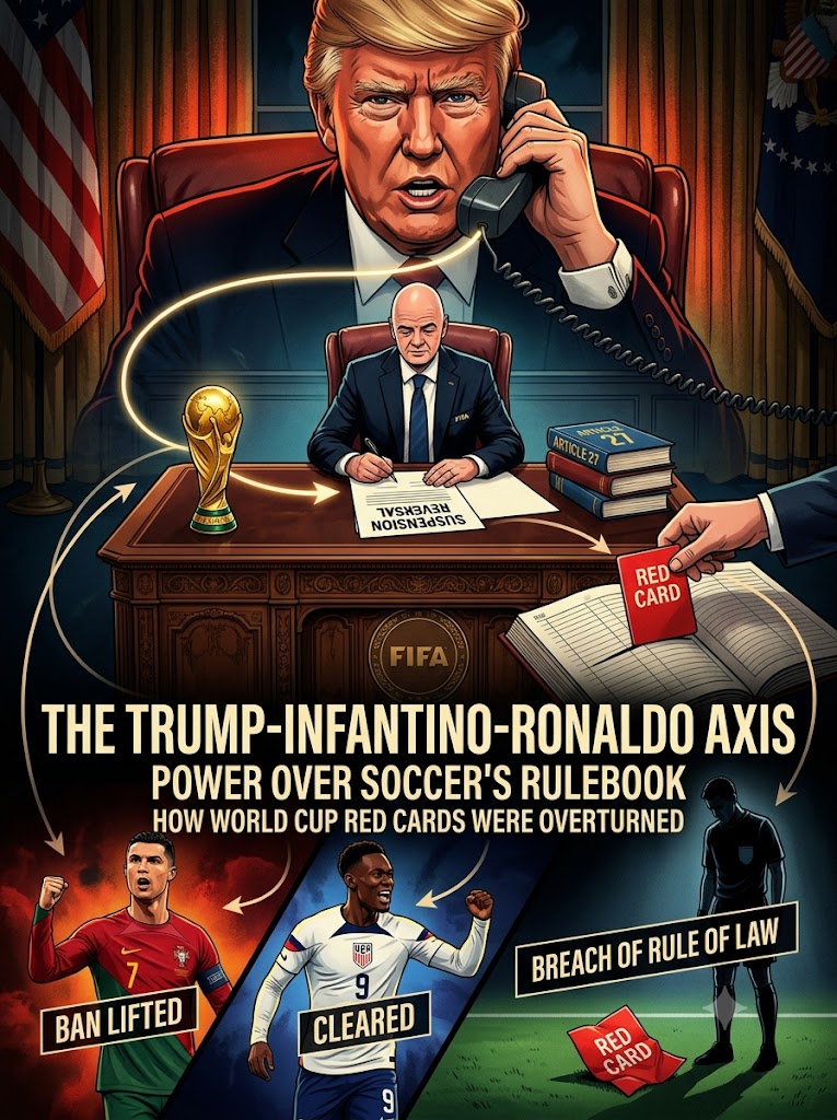 The Trump-Infantino-Ronaldo Axis: How Political Power Overturned a World Cup Red Card