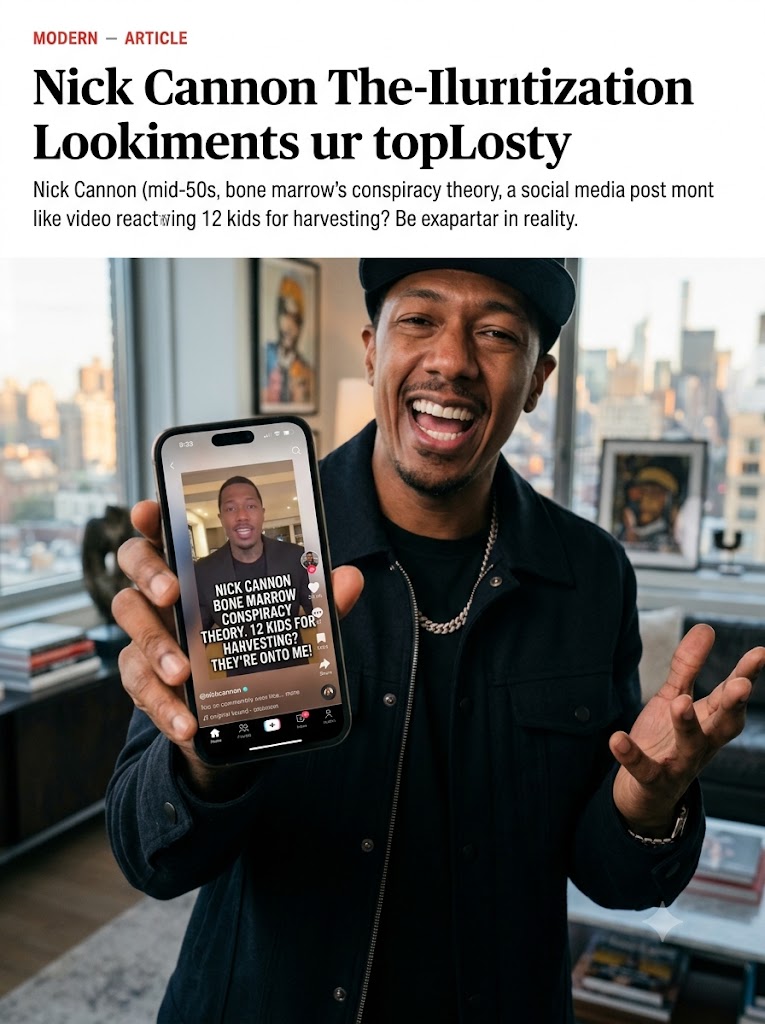 Nick Cannon Reacts to the Viral Bone Marrow Conspiracy Theory: "They're Onto Me!"