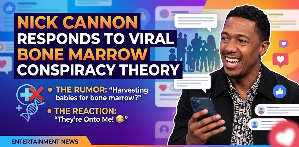 Nick Cannon Reacts to the Viral Bone Marrow Conspiracy Theory: "They're Onto Me!