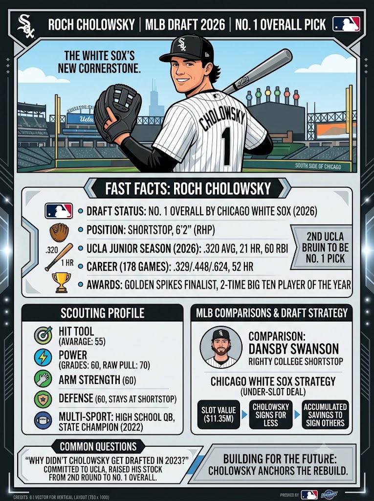 White Sox Draft Roch Cholowsky No. 1 Overall: Scouting The UCLA Shortstop