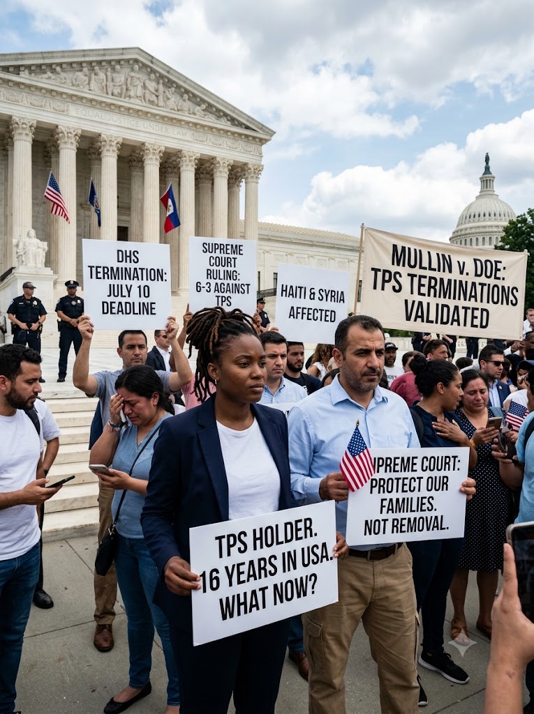 Temporary Protected Status (TPS) in 2026: The Supreme Court’s Mullin v. Doe Ruling Explained