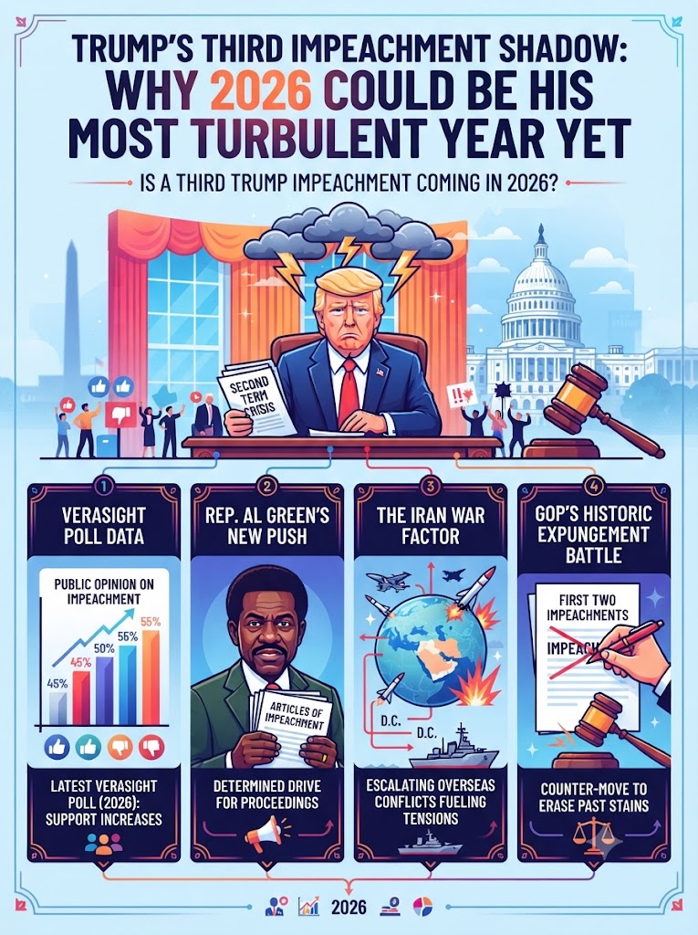 Trump’s Third Impeachment Shadow: Why 2026 Could Be His Most Turbulent Year Yet