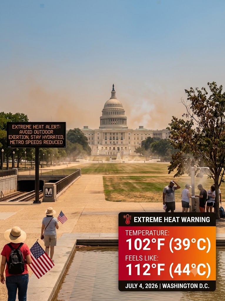 The 2026 Washington D.C. Extreme Heat Wave: Anatomy of a Record-Shattering July 4th