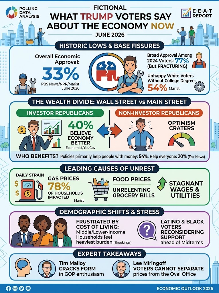 what trump voters say about the economy now