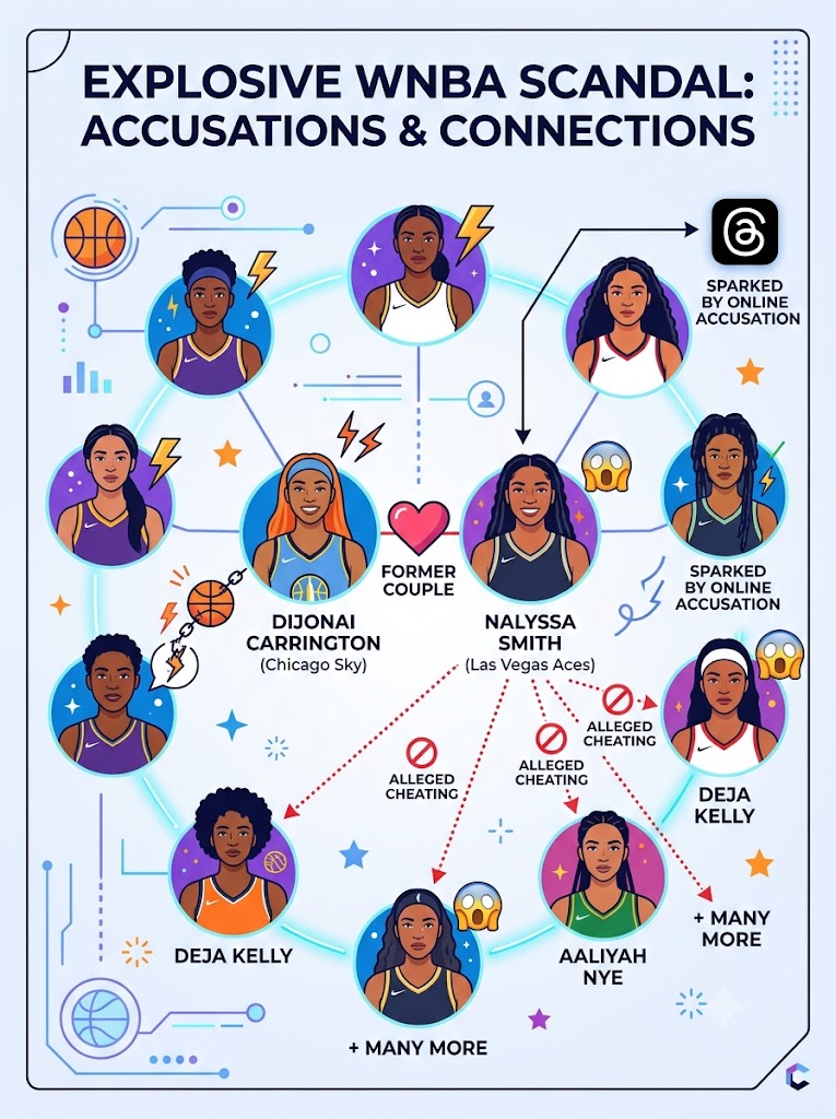 WNBA Scandal: DiJonai Carrington Accuses Ex NaLyssa Smith of Multi-Player Cheating