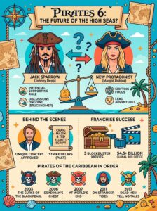 Pirates 6 Plot Details: Will Johnny Depp's Jack Sparrow Take a Backseat to Margot Robbie in the New Reboot?