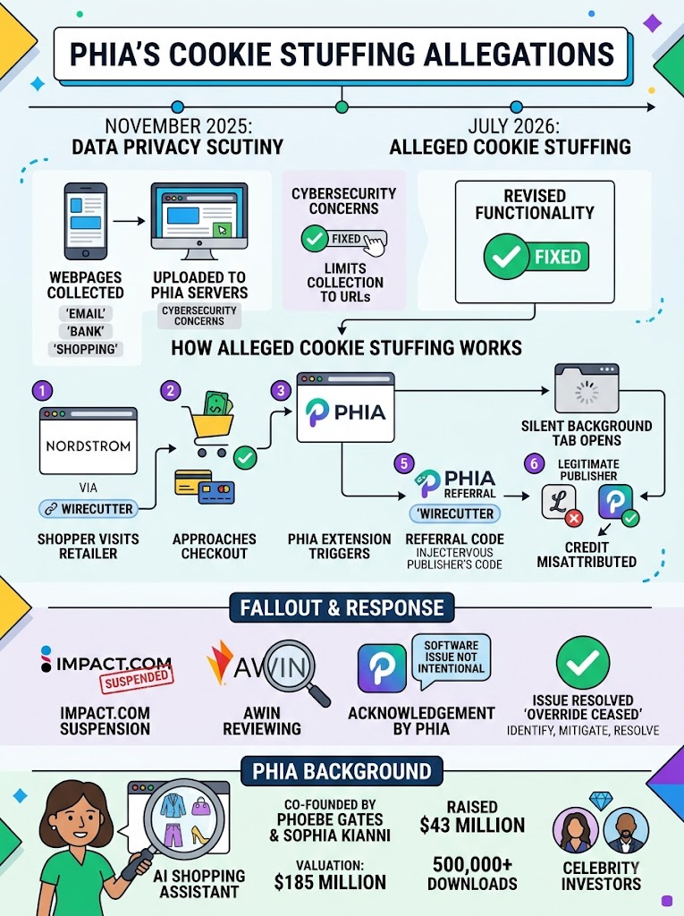 What Is Cookie Stuffing? The Phoebe Gates Phia Controversy Explained