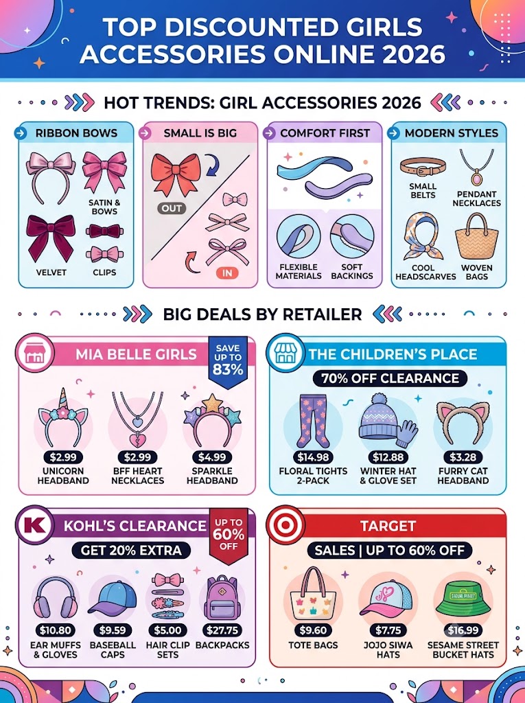 Top 20 Discounted Girls Accessories Online US Sale 2026