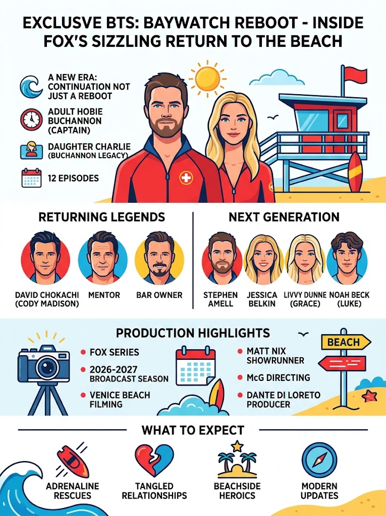 Baywatch Reboot 2026: Cast, Filming Details & BTS News
