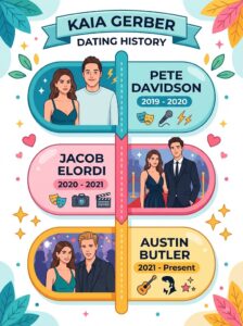 Kaia Gerber Boyfriend History: Lewis Pullman, Austin Butler & More
